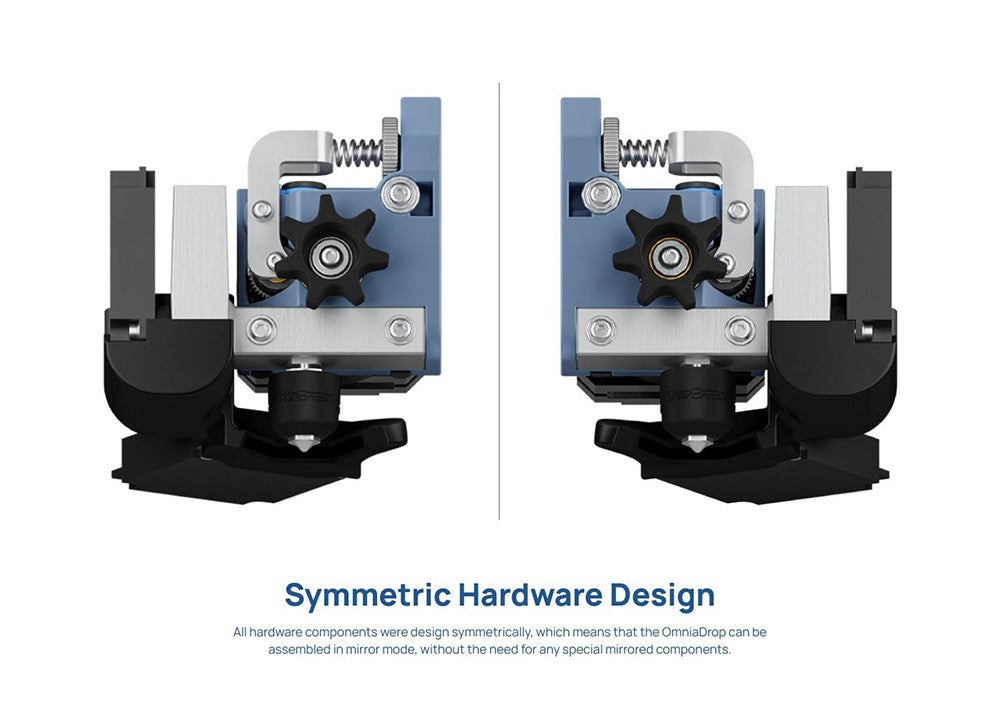 Phaetus OmniaDrop V3 Extruder, Doppelantriebszahnräder, flexibler Filamentdruck, Hotend-Kühlsystem
