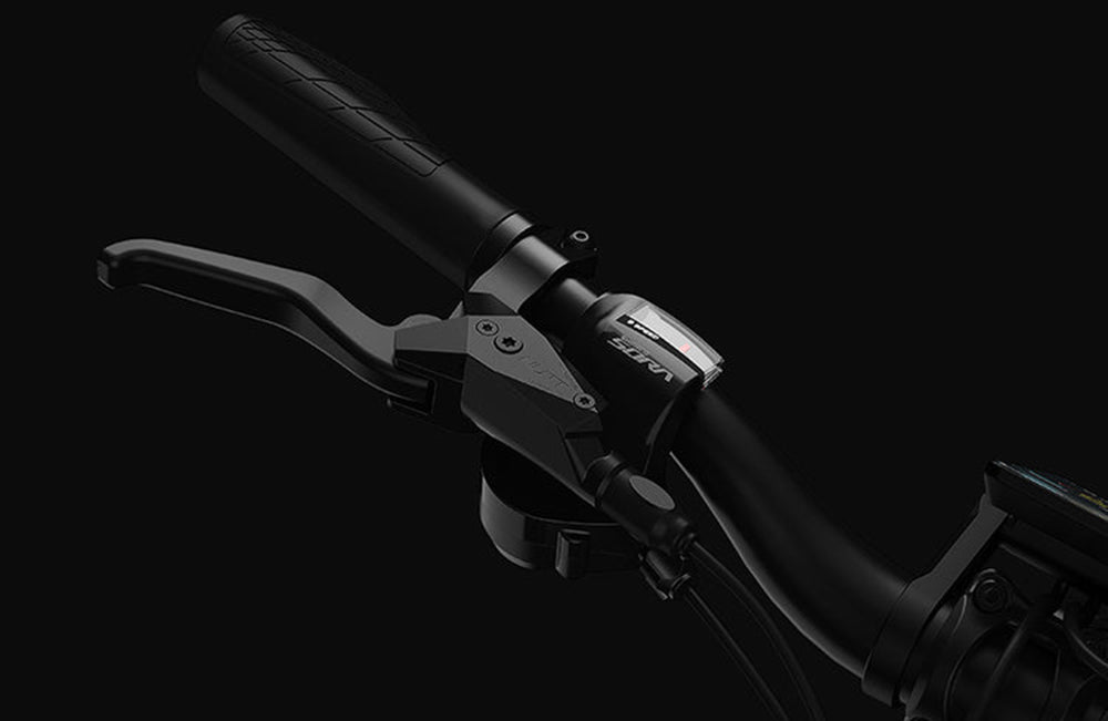 Bicicleta eléctrica PVY P30, neumático de 27,5 x 2,1 pulgadas, motor de 500 W, sensor de par de 50 N.m, batería de 36 V y 13,5 Ah, autonomía máxima de 100 km, freno de disco hidráulico, SHIMANO de 9 velocidades, aleación de aluminio, IP66 a prueba de agua - Gris.
