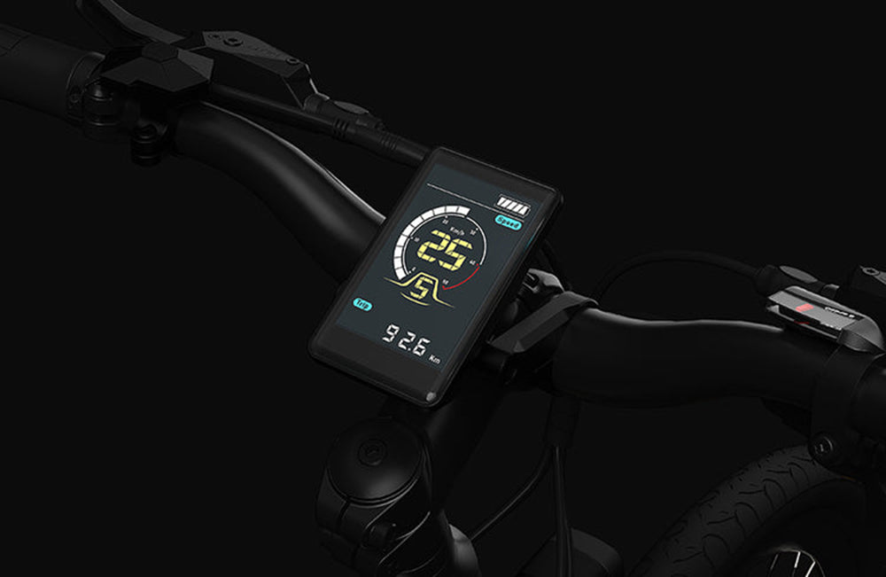 Bicicleta eléctrica PVY P30, neumático de 27,5 x 2,1 pulgadas, motor de 500 W, sensor de par de 50 N.m, batería de 36 V y 13,5 Ah, autonomía máxima de 100 km, freno de disco hidráulico, SHIMANO de 9 velocidades, aleación de aluminio, IP66 a prueba de agua - Gris.
