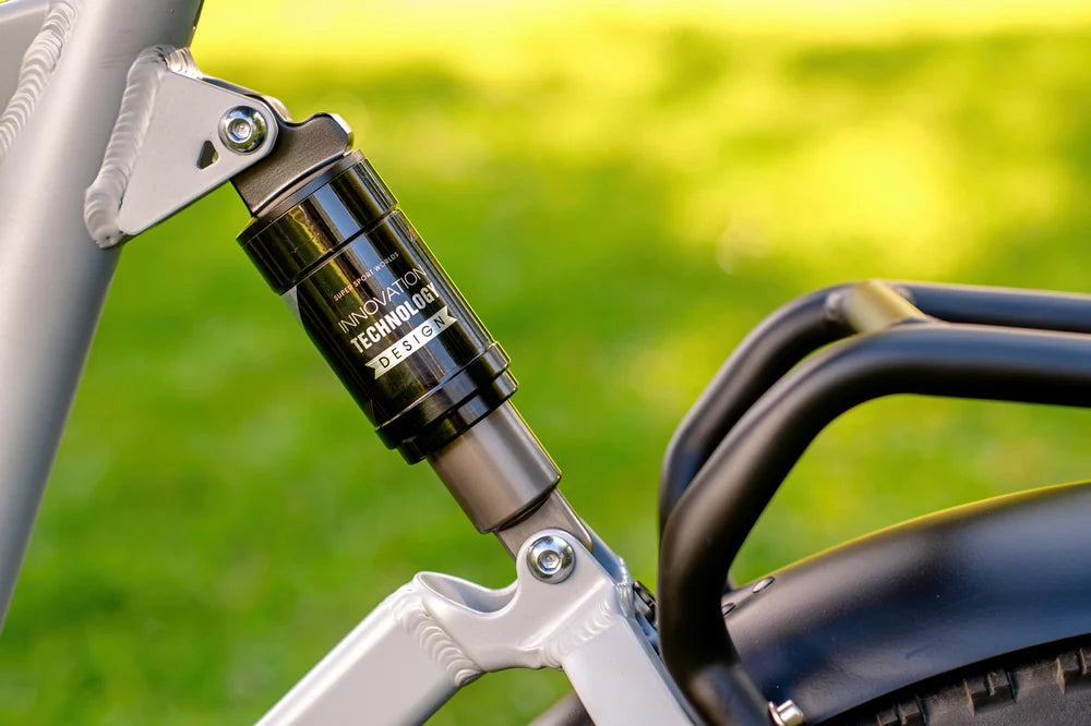 Bicicleta eléctrica plegable PVY Z20 Plus de 1000 W, neumático ancho 20*4.0, batería de 48 V y 16,5 Ah, autonomía de 80-120 km, cambio Shimano de 7 velocidades, horquilla de suspensión bloqueable y amortiguador trasero, freno hidráulico, pantalla LCD a color, carga máxima de 150 kg - Verde