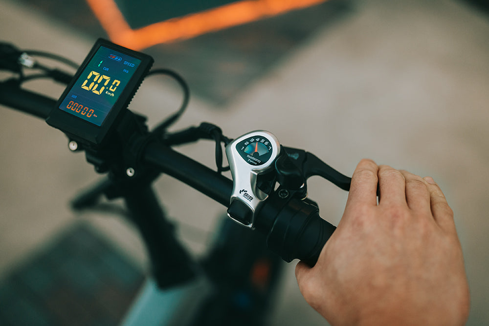 Bicicleta eléctrica plegable PVY Z20 Plus, neumáticos gruesos de 20*4.0 pulgadas, motor de 1000 W, velocidad de 50 km/h, batería de 48 V y 16,5 Ah, autonomía de 80-120 km, carga máxima de 150 kg, bicicleta de montaña eléctrica Shimano de 7 velocidades - Caqui
