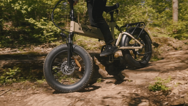 Bicicleta eléctrica plegable PVY Z20 Plus, neumáticos gruesos de 20*4.0 pulgadas, motor de 1000 W, velocidad de 50 km/h, batería de 48 V y 16,5 Ah, autonomía de 80-120 km, carga máxima de 150 kg, Shimano de 7 velocidades, bicicleta de montaña eléctrica - Gris