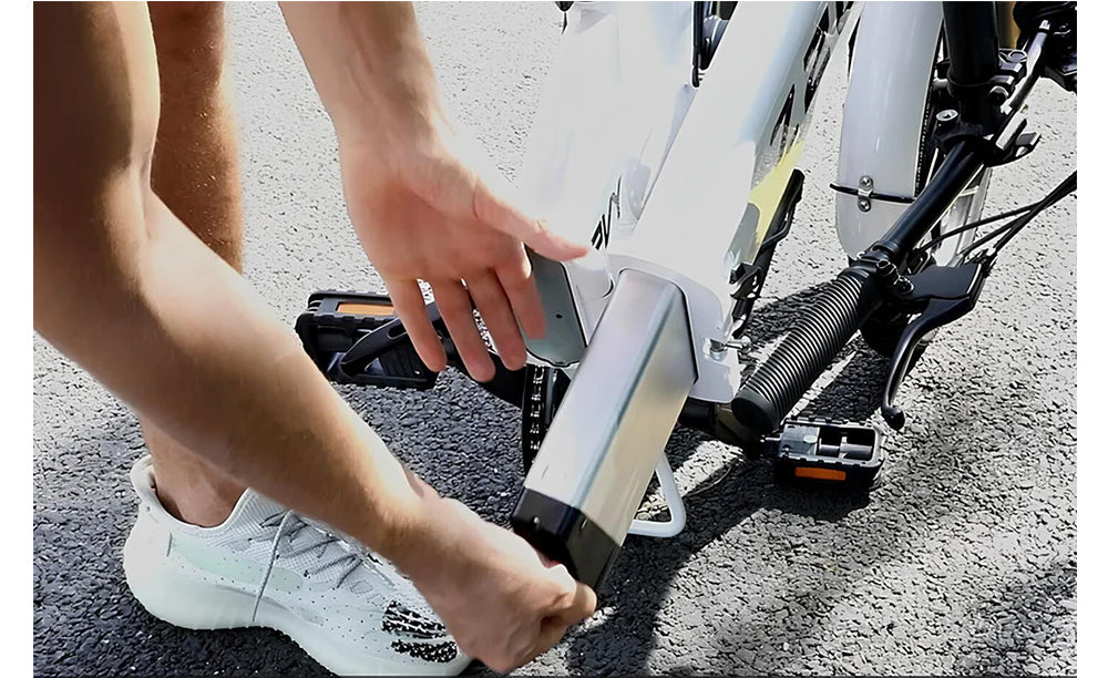 Bicicleta Eléctrica PVY Z20 Pro, Rueda de 20 Pulgadas, Motor de Buje de 250W, Velocidad Máxima 25 km/h, Batería Extraíble de 36V 10.4Ah, Autonomía de 80-100 km, Pantalla LCD - Gris