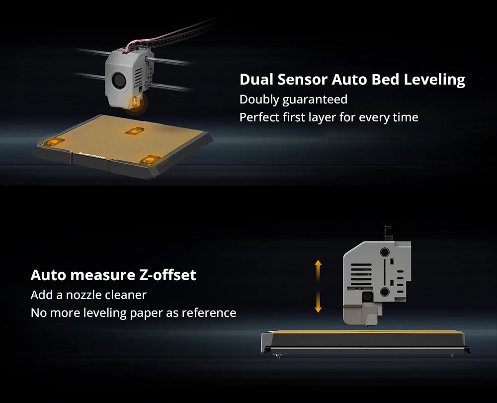 Impresora 3D QIDI Tech Q1 Pro, Doble Motor Z, Cámara Calefactada a 60℃, Impresión a 350°C, Extrusor Trimétalico, Nivelación Automática, Alta Velocidad ≤600mm/s, Procesador de 64 bits, Detección de Filamento, 245x245x240mm