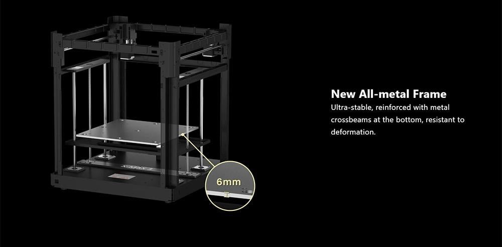 Impresora 3D QIDI TECH X-Max 3, Nivelación Automática, Velocidad de Impresión 600mm/s, Placa HF Flexible, Ventilador de Circulación de Cámara, Detección de Filamento, Caja Secadora, 325*325*315mm