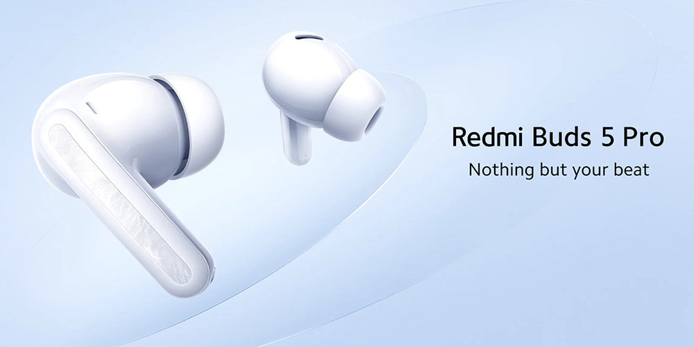 Auriculares Redmi Buds 5 Pro, cancelación activa de ruido de 52 dB, audio de alta resolución, Bluetooth 5.3, hasta 38 horas de duración de la batería - Versión para deportes electrónicos.