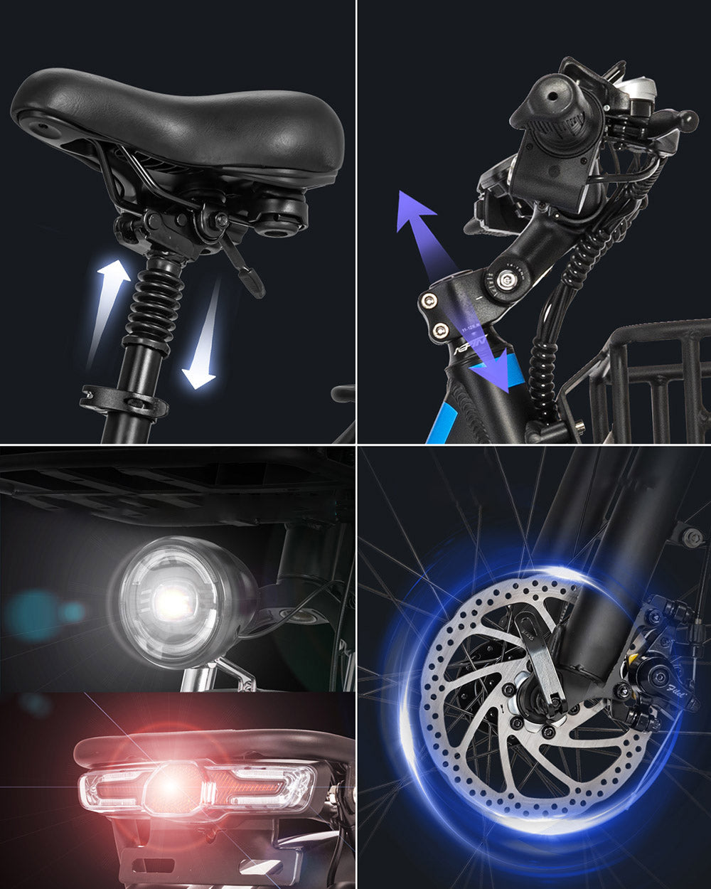 Ridstar MN26 Elektrofahrrad, 750-W-Motor, 26 x 4,0 Zoll Fatbike-Reifen, 48-V-20-Ah-Akku, 58 km/h Höchstgeschwindigkeit, 90 km maximale Reichweite, Shimano 7-Gang-Schaltung, mechanische Scheibenbremse