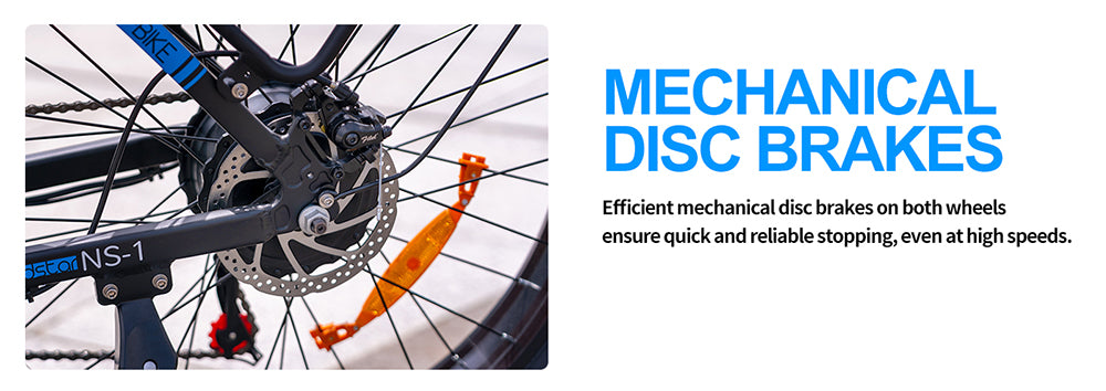 Ridstar MN26 Elektrofahrrad, 750-W-Motor, 26 x 4,0 Zoll Fatbike-Reifen, 48-V-20-Ah-Akku, 58 km/h Höchstgeschwindigkeit, 90 km maximale Reichweite, Shimano 7-Gang-Schaltung, mechanische Scheibenbremse