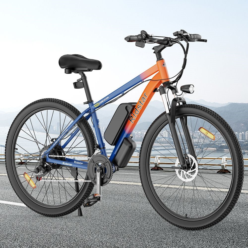 Ridstar S29 Elektrofahrrad, 29 x 2,0 Zoll Reifen, 1000-W-Motor, 48-V-15-Ah-Akku, 50 km/h Höchstgeschwindigkeit, 80 km maximale Reichweite, mechanische Scheibenbremsen, Shimano 21-Gang-Schaltung