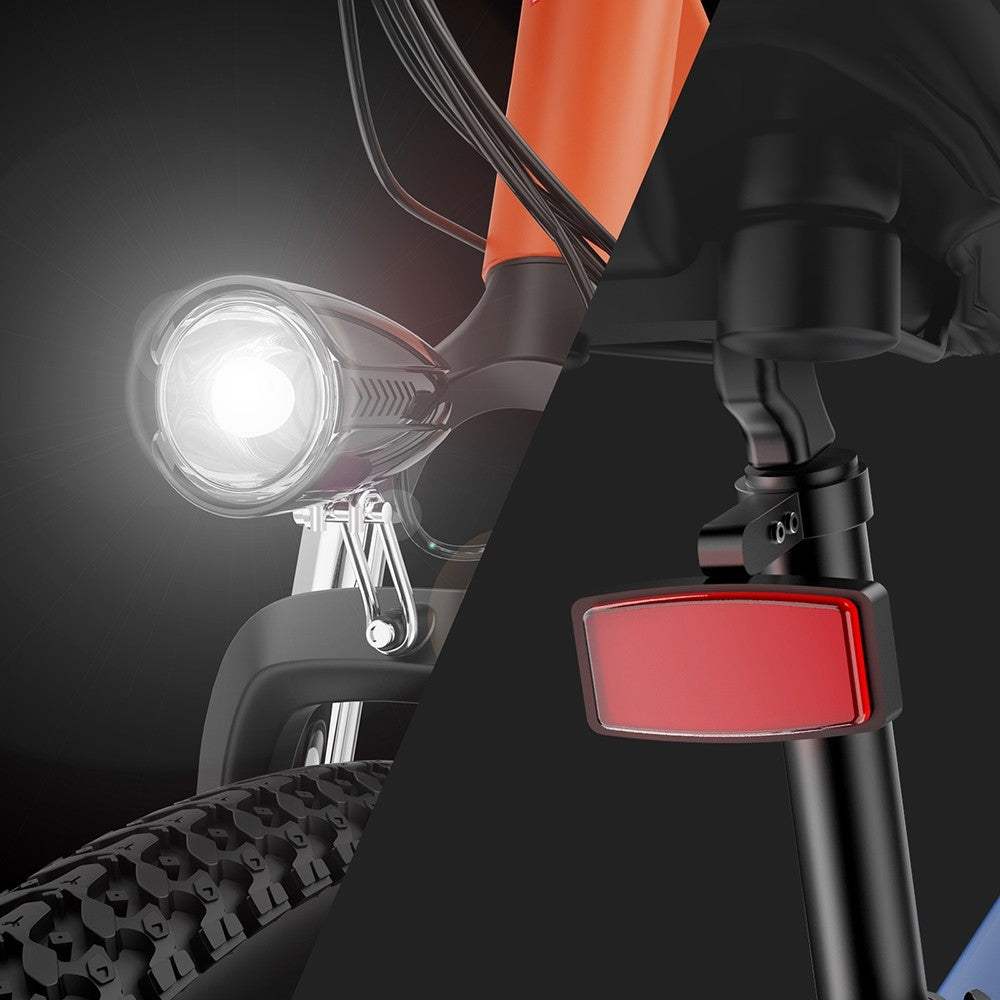 Ridstar S29 Elektrofahrrad, 29 x 2,0 Zoll Reifen, 1000-W-Motor, 48-V-15-Ah-Akku, 50 km/h Höchstgeschwindigkeit, 80 km maximale Reichweite, mechanische Scheibenbremsen, Shimano 21-Gang-Schaltung