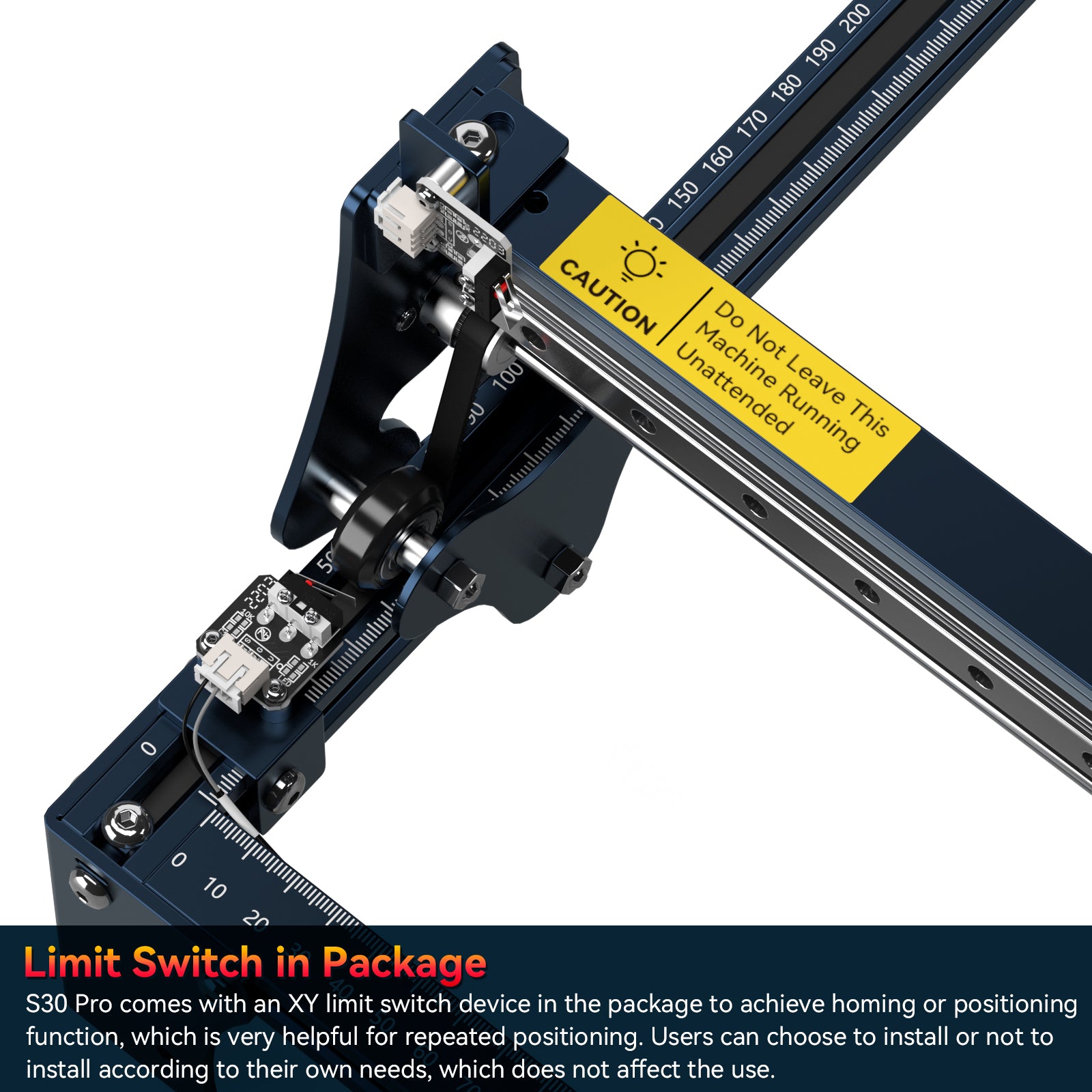 Grabador y cortador láser SCULPFUN S30 Pro de 10 W, asistencia de aire automática, enfoque láser de 0,06 x 0,08 mm, placa base de 32 bits, lente reemplazable, 410 x 400 mm, ampliable a 935 x 905 mm.
