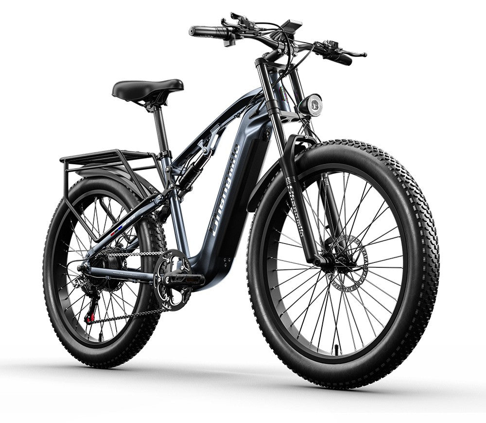 Shengmilo MX05 26 Zoll Fatbike-Mountainbike E-Bike, 500W Bafang Motor, 42 km/h Höchstgeschwindigkeit, 48V 15Ah LG Akku, 60 km Reichweite, Doppel-Öl-Scheibenbremsen