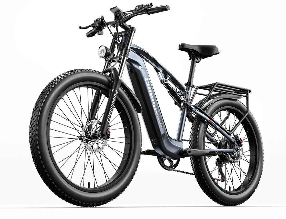 Shengmilo MX05 26 Zoll Fatbike-Mountainbike E-Bike, 500W Bafang Motor, 42 km/h Höchstgeschwindigkeit, 48V 15Ah LG Akku, 60 km Reichweite, Doppel-Öl-Scheibenbremsen