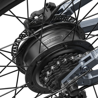 Shengmilo MX05 26 Inch Fat Tire Mountain E-Bike 500W Bafang Motor 42Km/h Max Speed 48V 15Ah LG Battery 60km Range Dual Oil Disc Brakes