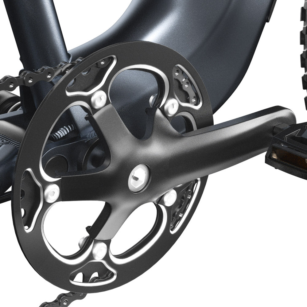 Shengmilo MX05 26 Inch Fat Tire Mountain E-Bike 500W Bafang Motor 42Km/h Max Speed 48V 15Ah LG Battery 60km Range Dual Oil Disc Brakes