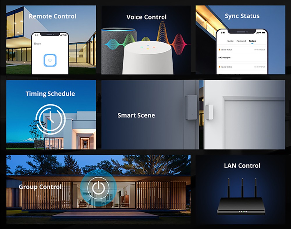 Interruptor inteligente inalámbrico WiFi SONOFF Basic R2, módulo DIY, para automatización del hogar inteligente, control por voz, compatible con Alexa y Google Home.