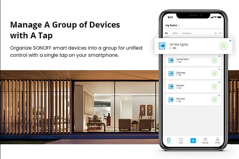 Interruptor inteligente inalámbrico WiFi SONOFF Basic R2, módulo DIY, para automatización del hogar inteligente, control por voz, compatible con Alexa y Google Home.