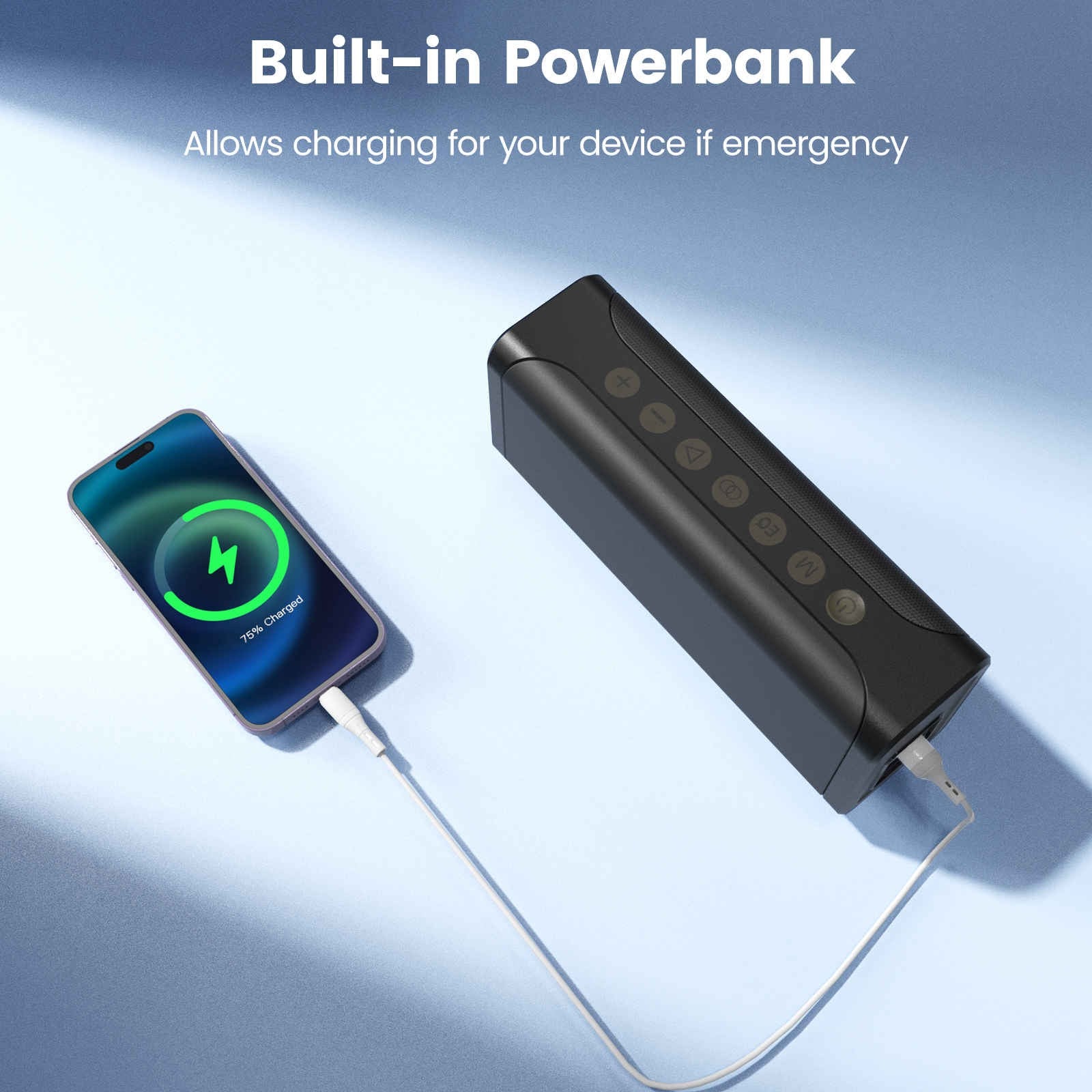 Altavoz Bluetooth con micrófono dual SOUNARC M1