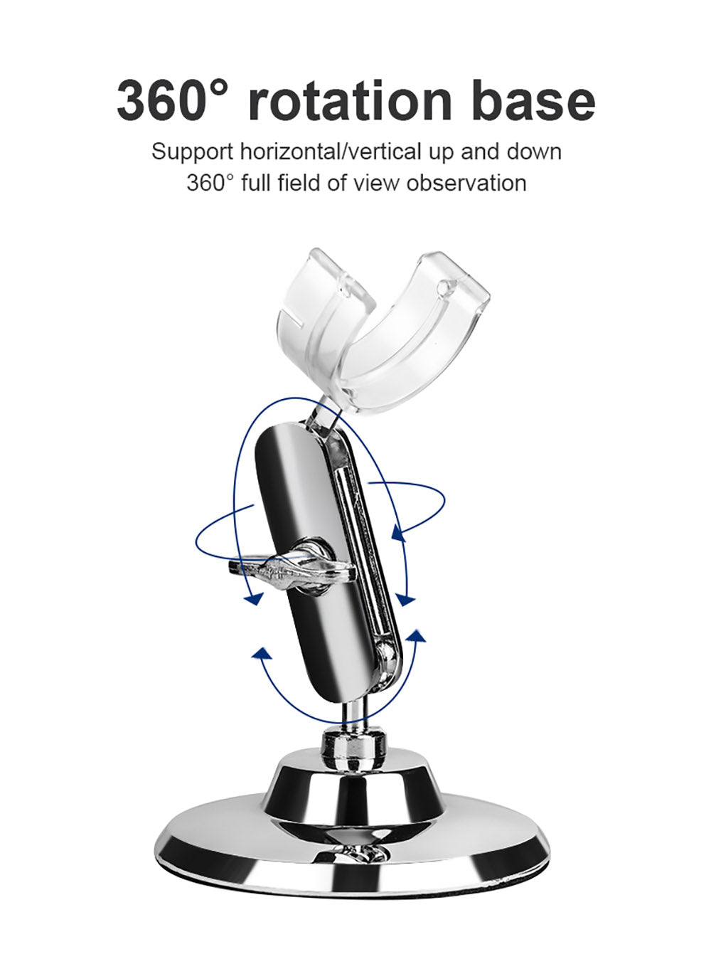 Microscopio inteligente WiFi SUNUO 314, 0.3MP píxeles, base de rotación de 360 grados, zoom de 1000X, 8 luces LED.