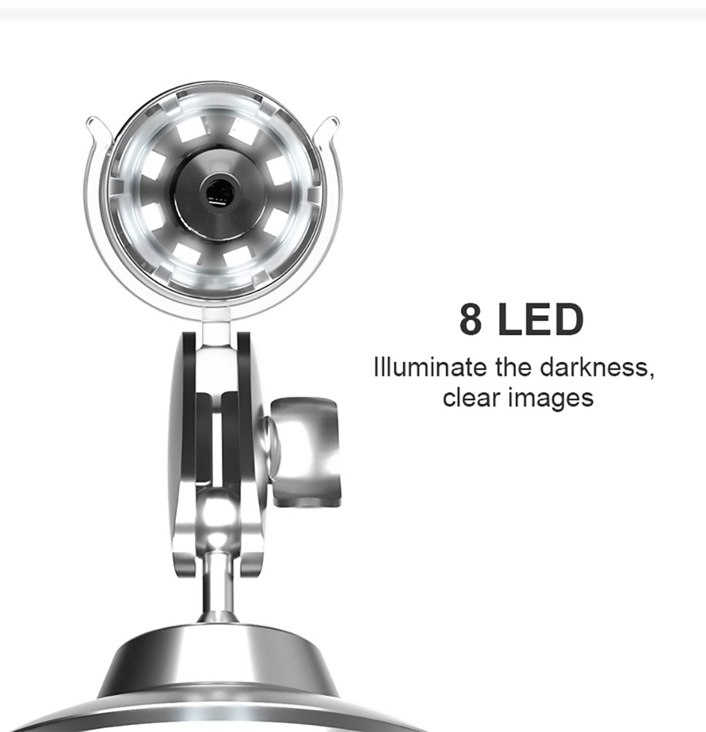 Microscopio inteligente WiFi SUNUO 314, 0.3MP píxeles, base de rotación de 360 grados, zoom de 1000X, 8 luces LED.