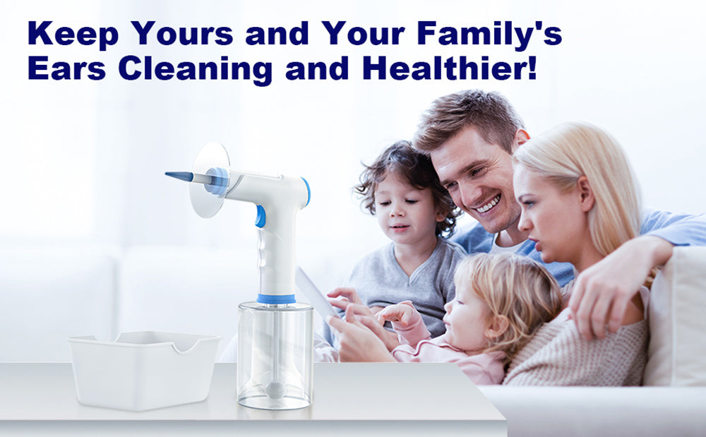 SUNUO W30 Máquina inteligente invisible para lavado de oídos, botella de agua de 500 ml, 4 modos, batería de 2000 mAh, irrigación de 360 grados.