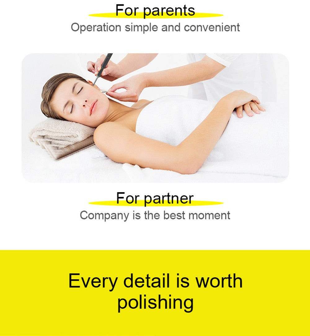 SUNUO X8 Limpiador de Oídos Inteligente con Cámara Visual, Extractor de Acné, Cámara HD de 5MP, Giroscopio de 6 Ejes, Puntas de Silicona para los Oídos, Conexión WiFi