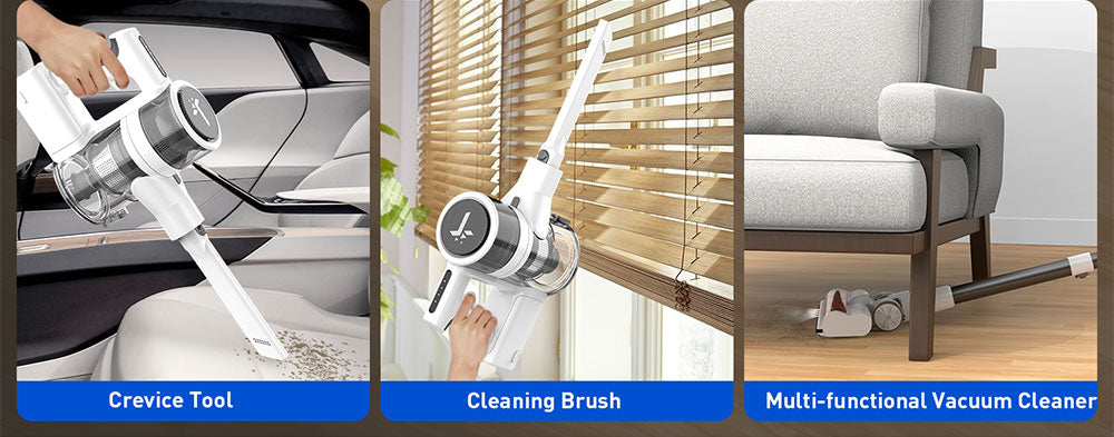 Aspiradora sin cable Teendow P11 Pro, potente succión de 126.000 Pa, 30 minutos de autonomía, batería de 2200 mAh, capacidad de polvo de 450 ml, funcionamiento silencioso ≤75 dB, ideal para pelos de mascotas y limpieza del hogar, color blanco.