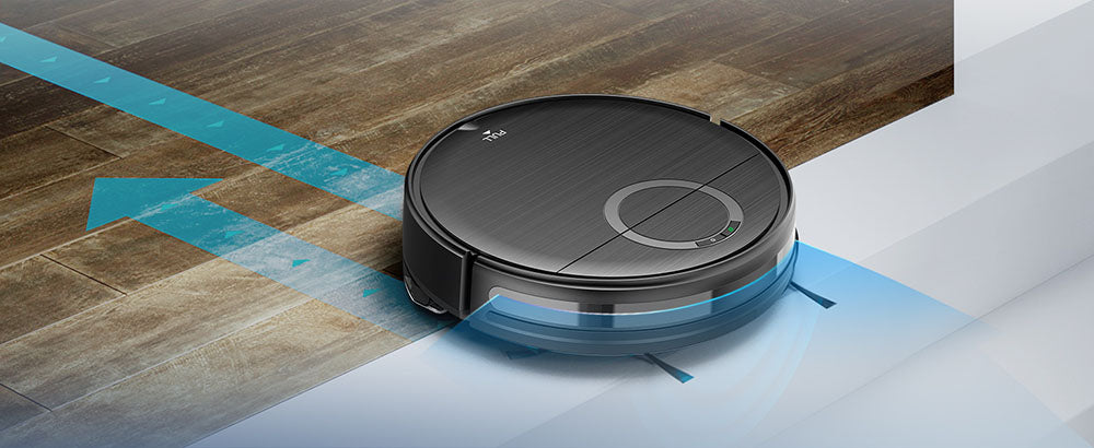 Teendow T7S Robot Vacuum Cleaner and Mop, 2000Pa Powerful Suction, 230ml Water Tank, Smart App & Voice Control, 100min Runtime, Self-Charging, 4 Cleaning Modes, Obstacle Avoidance, Ideal for Pet Owners