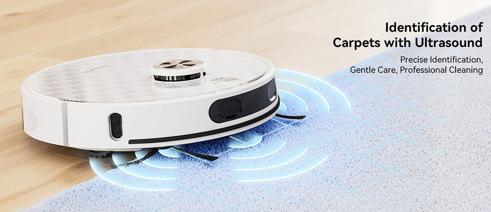 Robot aspirador Tesvor S8 Pro 2 en 1 con función de fregado, succión de 6000 Pa, navegación LiDAR, 240 minutos de autonomía, control por APP/Alexa.