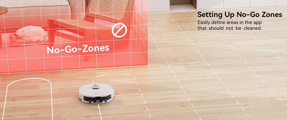 Robot aspirador Tesvor S8 Pro 2 en 1 con función de fregado, succión de 6000 Pa, navegación LiDAR, 240 minutos de autonomía, control por APP/Alexa.