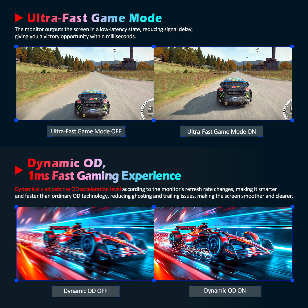 TITAN ARMY P2510H Gaming Monitor, 24.5'' 2 HVA Fast LCD Panel, 1920*1080, 240Hz Refresh Rate, 1ms GTG, HDR10, 99%sRGB, Adaptive-Sync, Dynamic OD, Ultra-Fast Game Mode, 10 Scene Modes, PBP & PIP Split-screen Display, Low Blue Light, VESA Wall Mounting