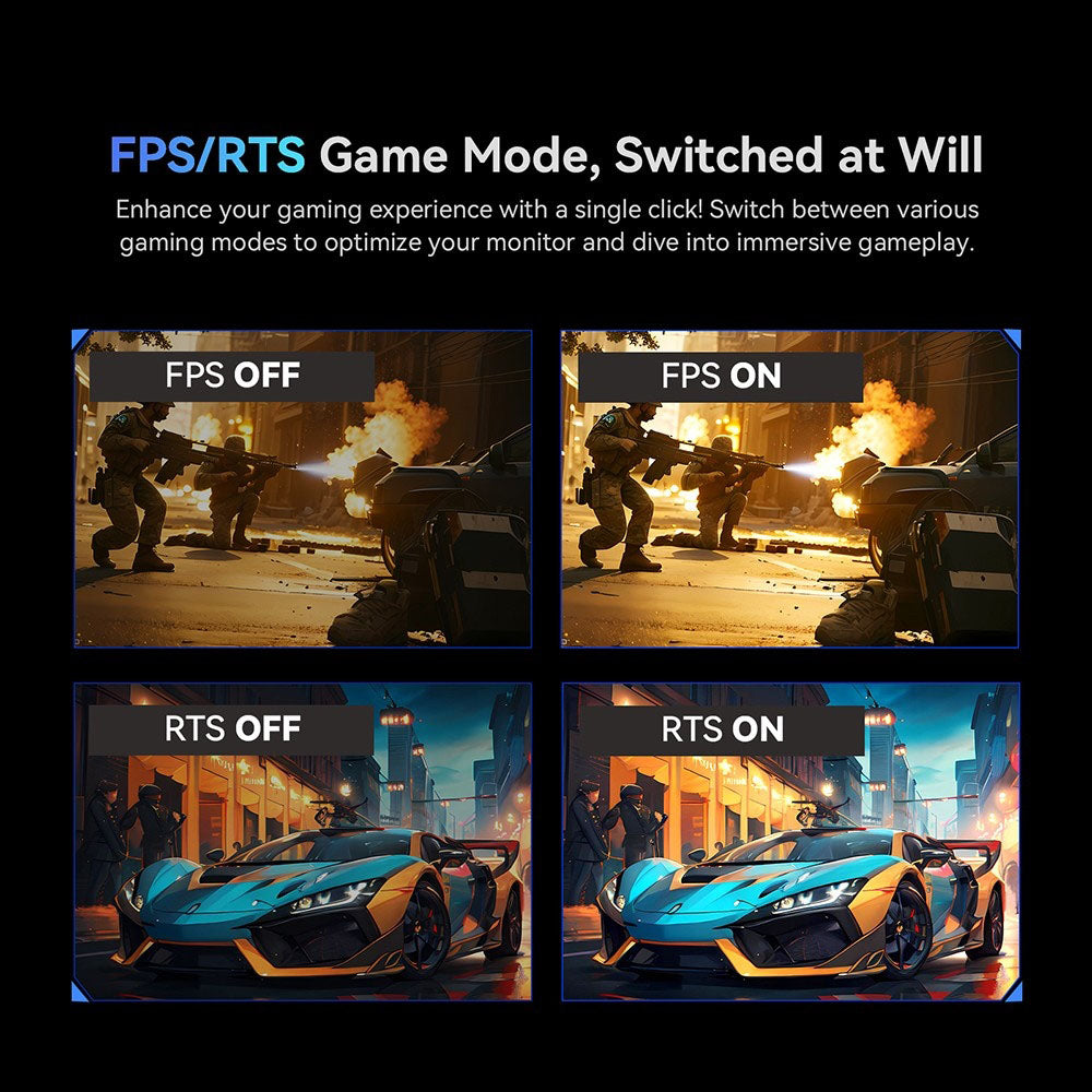 TITAN ARMY P25A2H Gaming Monitor, 25-inch 1920x1080 FHD Screen, 240Hz Refresh Rate, 1ms MPRT, Adaptive Sync, 178° Viewing Angle, 95% DCI-P3 Color Gamut, Support FPS/RTS Game Mode, PIP &amp; PBP Display, Low Blue Light, Wall Mount