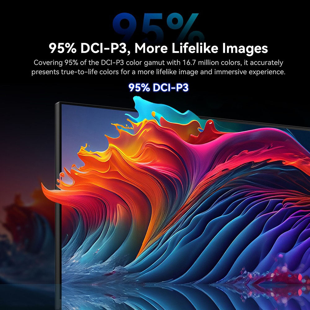 TITAN ARMY P25A2H Gaming Monitor, 25-inch 1920x1080 FHD Screen, 240Hz Refresh Rate, 1ms MPRT, Adaptive Sync, 178° Viewing Angle, 95% DCI-P3 Color Gamut, Support FPS/RTS Game Mode, PIP &amp; PBP Display, Low Blue Light, Wall Mount