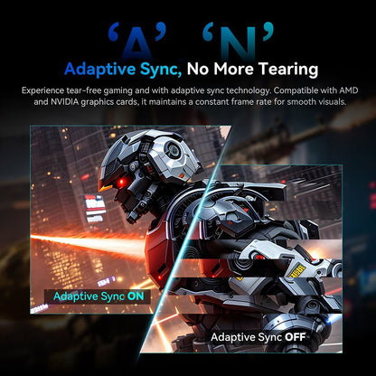 TITAN ARMY P25A2H Gaming Monitor, 25-inch 1920x1080 FHD Screen, 240Hz Refresh Rate, 1ms MPRT, Adaptive Sync, 178° Viewing Angle, 95% DCI-P3 Color Gamut, Support FPS/RTS Game Mode, PIP &amp; PBP Display, Low Blue Light, Wall Mount