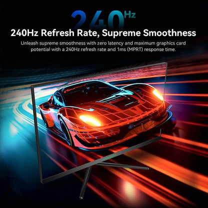 TITAN ARMY P25A2H Gaming Monitor, 25-inch 1920x1080 FHD Screen, 240Hz Refresh Rate, 1ms MPRT, Adaptive Sync, 178° Viewing Angle, 95% DCI-P3 Color Gamut, Support FPS/RTS Game Mode, PIP &amp; PBP Display, Low Blue Light, Wall Mount