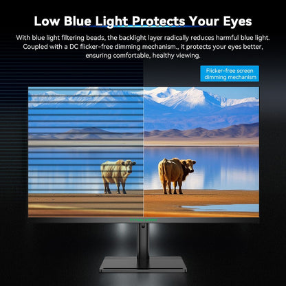 TITAN ARMY P32H2U Commercial Monitor, 32-inch 3840x2160 4K UHD Screen, 60Hz Refresh Rate, HDR10 Brightness, Low Blue Light, Built-in Speaker, 95% DCI-P3 Color Gamut, 65W Full-Featured USB-C Port, VESA Mount