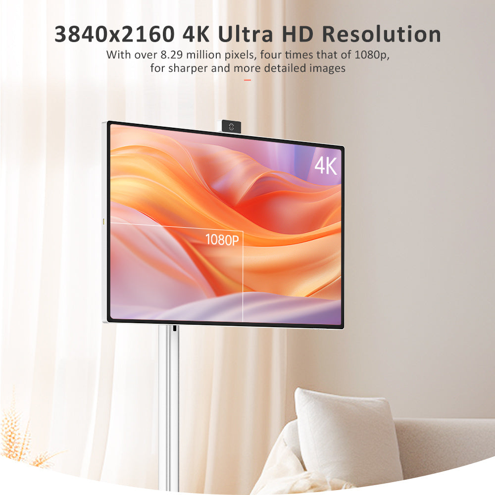 Titan Army V32D4U Pro Flat 16:9 VA UHD 76Hz Portable Smart Screen with Powerful Chipset and Multiple Connection Modes