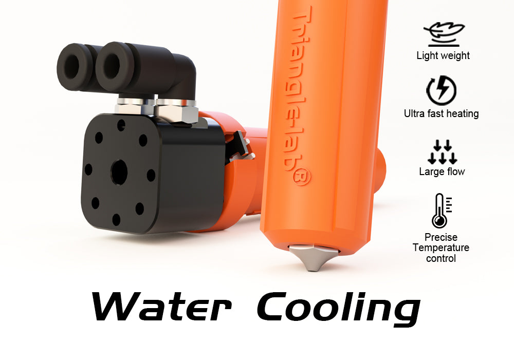 Trianglelab CHC XL Hotend resistente al desgaste con refrigeración líquida para impresoras 3D FDM