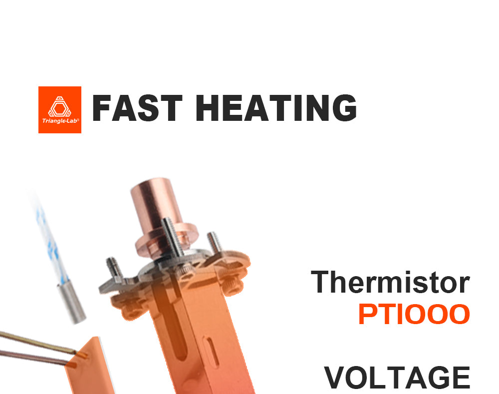 Trianglelab CHC XL Hotend resistente al desgaste con refrigeración líquida para impresoras 3D FDM