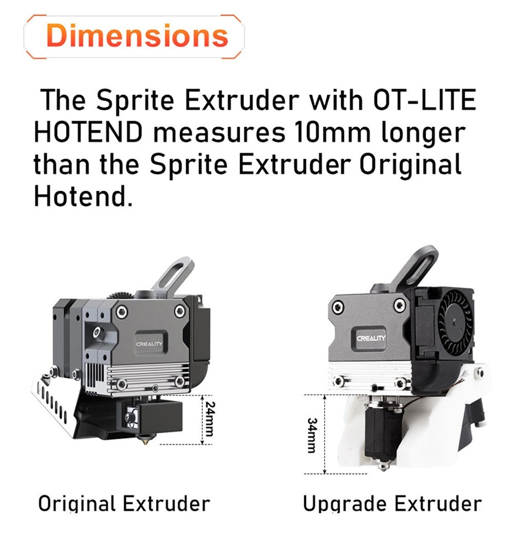 Trianglelab CHCB-OT Hotend para impresora 3D para extrusor Creality Sprite
