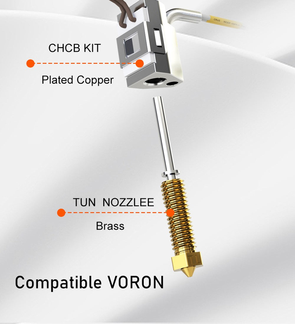 Hotend Trianglelab CHCB-V TD6 MODE B para impresora 3D Prusa