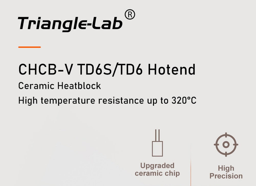 Trianglelab CHCB-V TD6S MODE A Hotend para impresora 3D Voron