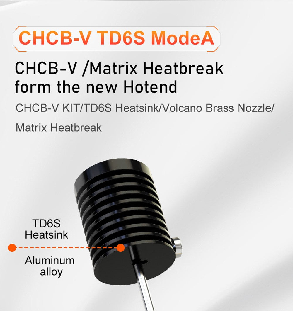 Trianglelab CHCB-V TD6S MODE A Hotend para impresora 3D Voron