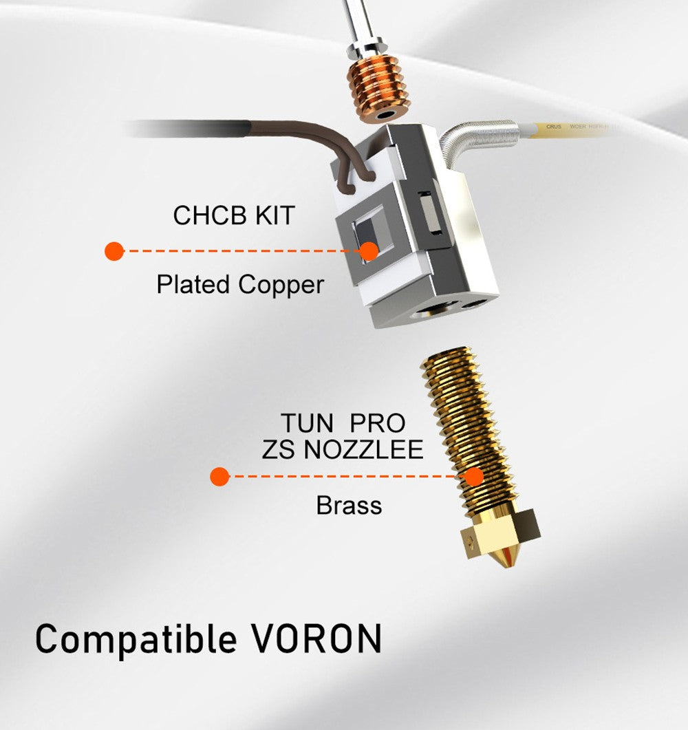 Trianglelab CHCB-V TD6S MODE A Hotend para impresora 3D Voron