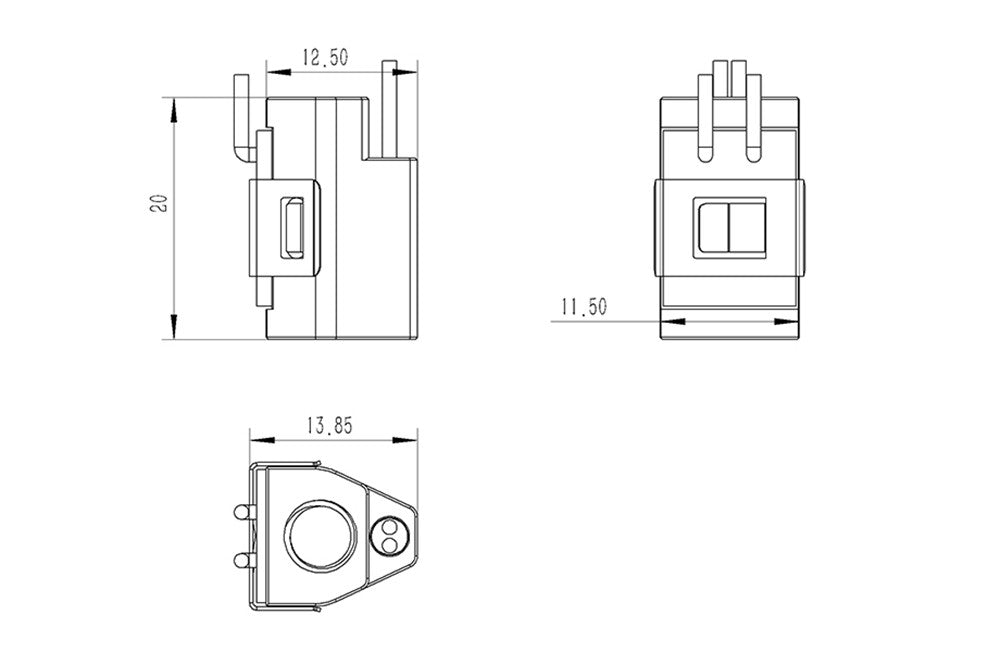 Hotend Trianglelab CHCB-V TD6S MODE B para impresora 3D Voron