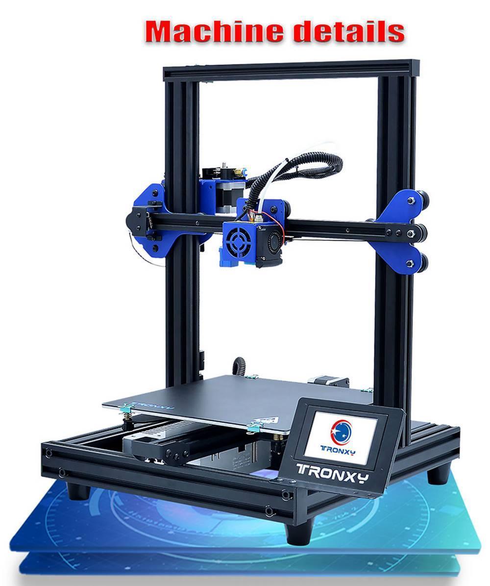 Impresora 3D TRONXY XY-2 Pro Titan, extrusor Titan, detección de fin de filamento, reanudación de impresión ultra silenciosa, 255x255x245mm