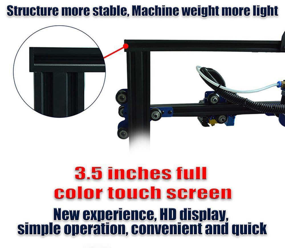 Impresora 3D TRONXY XY-2 Pro Titan, extrusor Titan, detección de fin de filamento, reanudación de impresión ultra silenciosa, 255x255x245mm