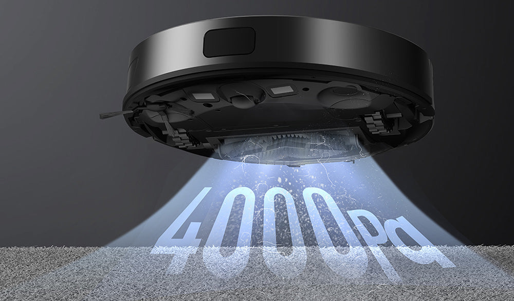 Robot aspirador Ultenic D10, mapeo rápido LiDAR de 15 minutos, succión de 4000 Pa, autonomía de 120 minutos, aumento automático de potencia en alfombras, zonas prohibidas, programación horaria, control remoto mediante Siri/Alexa/aplicación, para suelos de madera, baldosas, alfombras, etc.