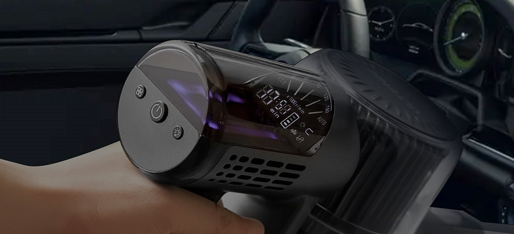 Aspiradora sin cable Ultenic U12 Vesla, succión de 30 KPa, motor de 450 W, depósito de polvo de 1 L, hasta 45 minutos de autonomía, batería extraíble, faros LED.