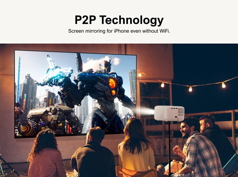 Proyector Portátil ULTIMEA Apollo P10, 300 ANSI, Decodificación 1080P, Nativo 720P, WiFi 2.4GHz/5GHz